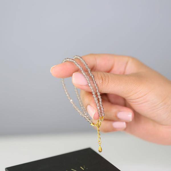 AURA GEMSTONE BRACELET - SMOKEY QUARTZ - Trove & Co.