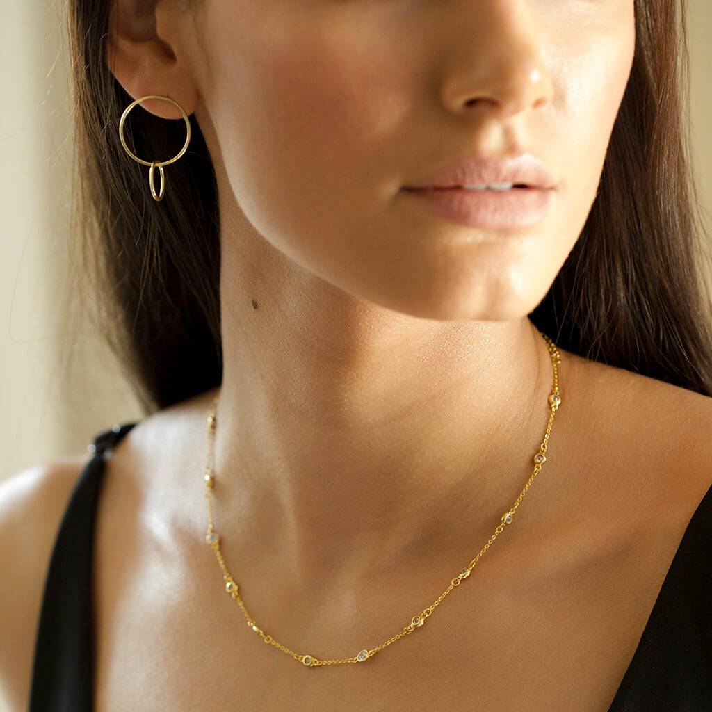 BELLA DOUBLE HOOP EARRINGS - Trove & Co.