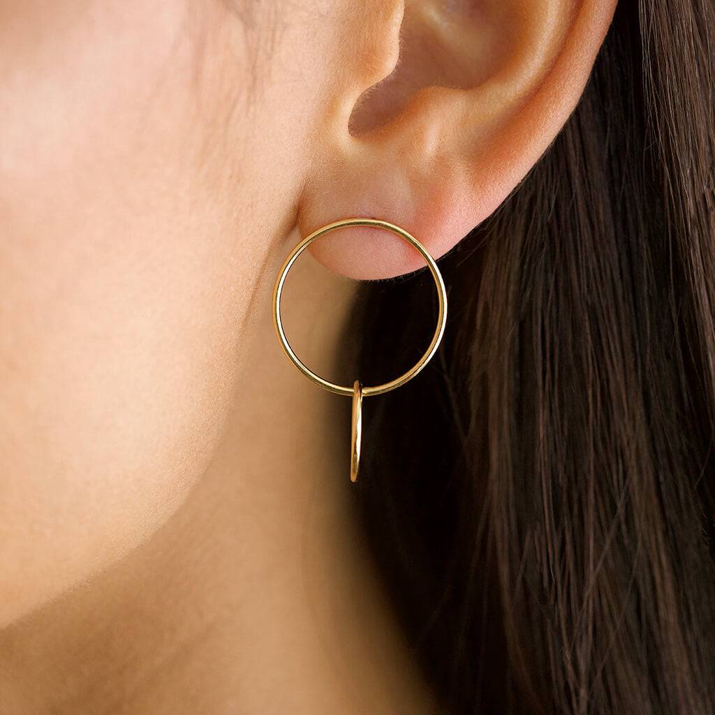 BELLA DOUBLE HOOP EARRINGS - Trove & Co.
