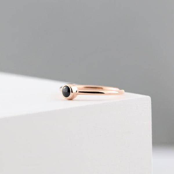 BLACK ONYX SOLITAIRE - Trove & Co.