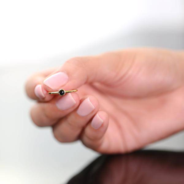 BLACK ONYX SOLITAIRE - Trove & Co.