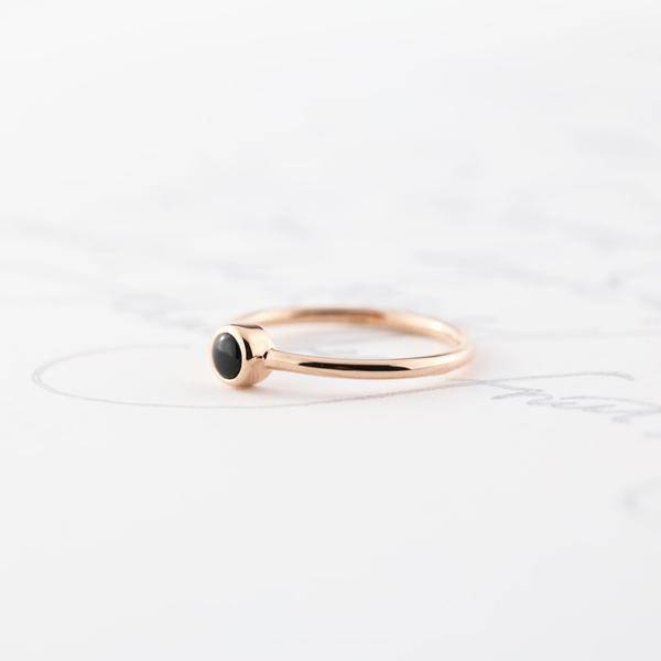BLACK ONYX SOLITAIRE - Trove & Co.