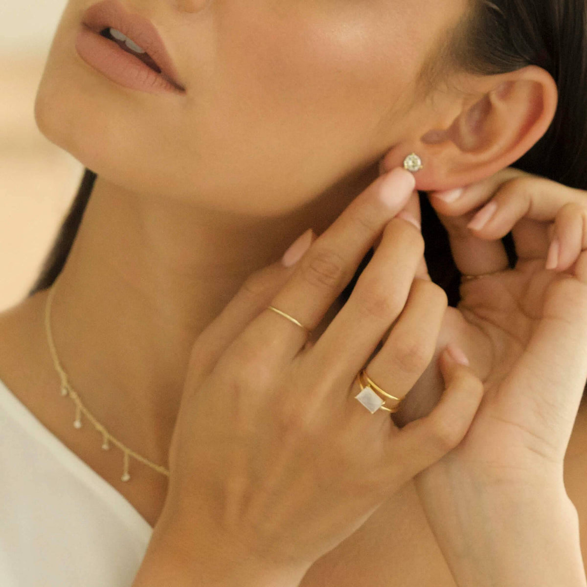 BRILLIANT CUT STUDS - Trove & Co.