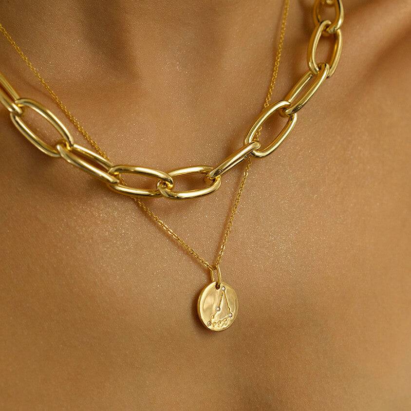 CHUNKY CHAIN LINK NECKLACE - Trove & Co.