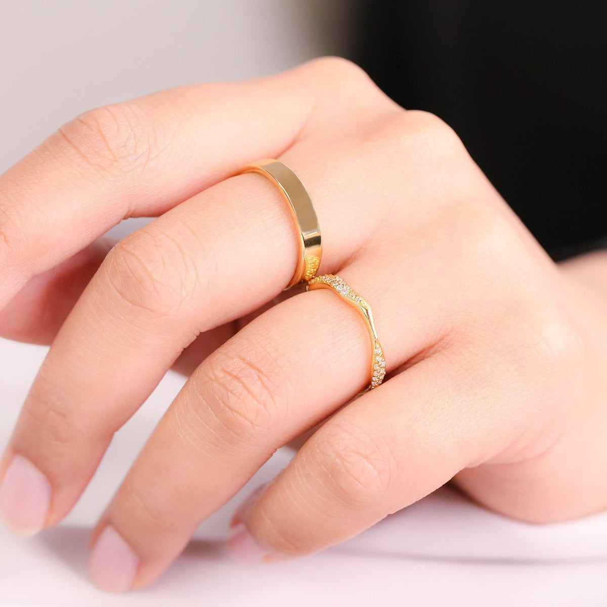 4mm gold wedding band