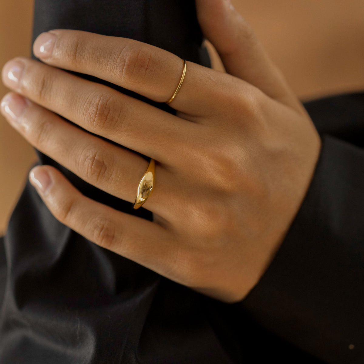 CURVED DOME RING - Trove & Co.