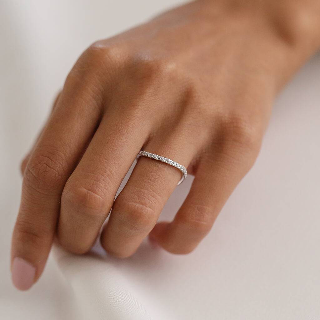 CURVED ETERNITY BAND - Trove & Co.