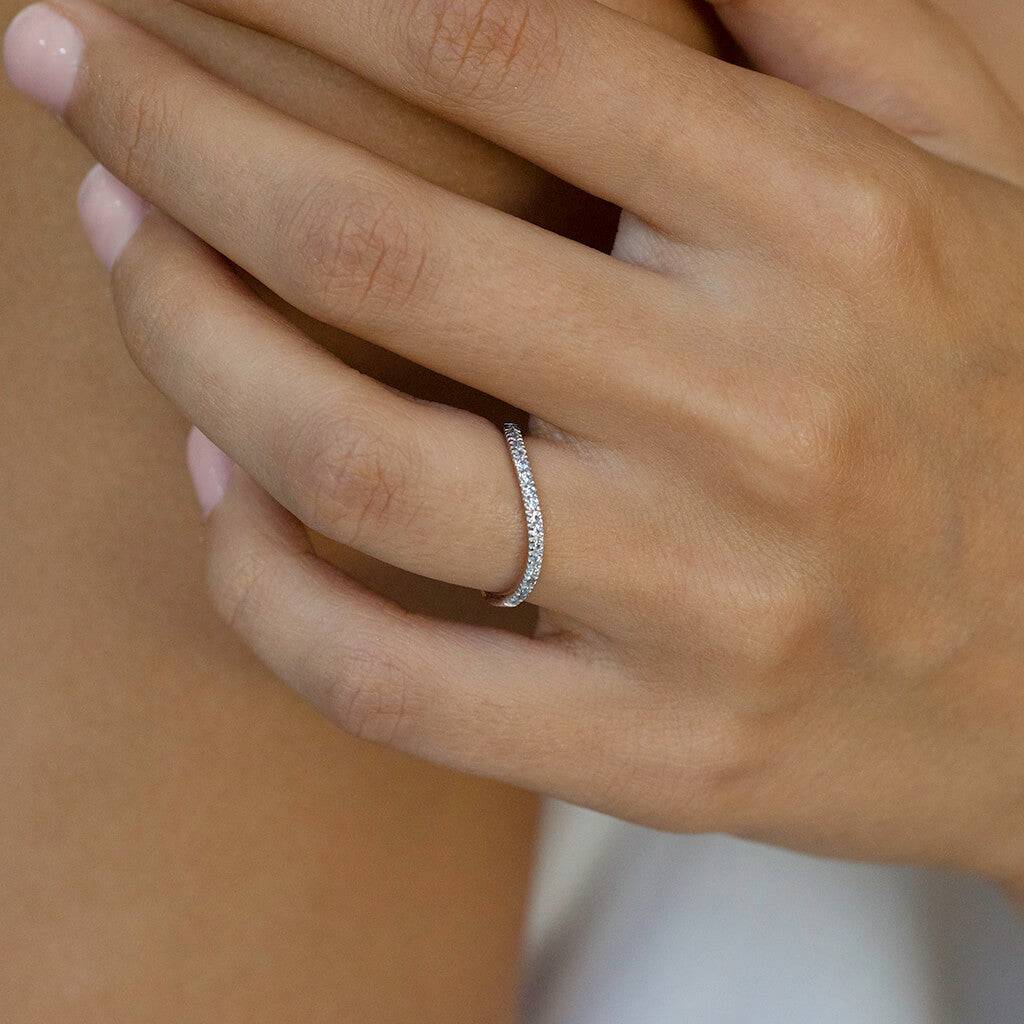 CURVED ETERNITY BAND - Trove & Co.