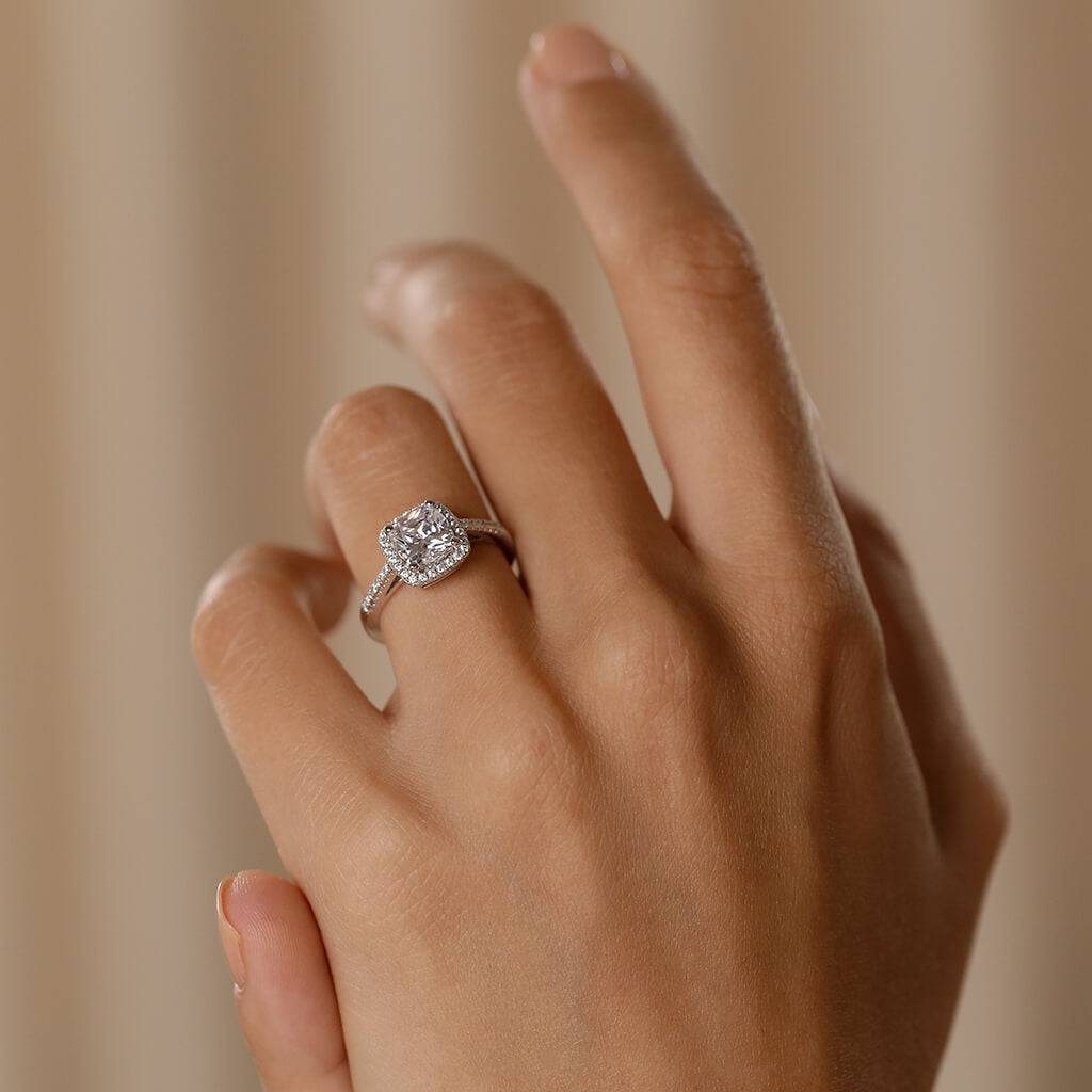 HALO ENGAGEMENT RING - Trove & Co.