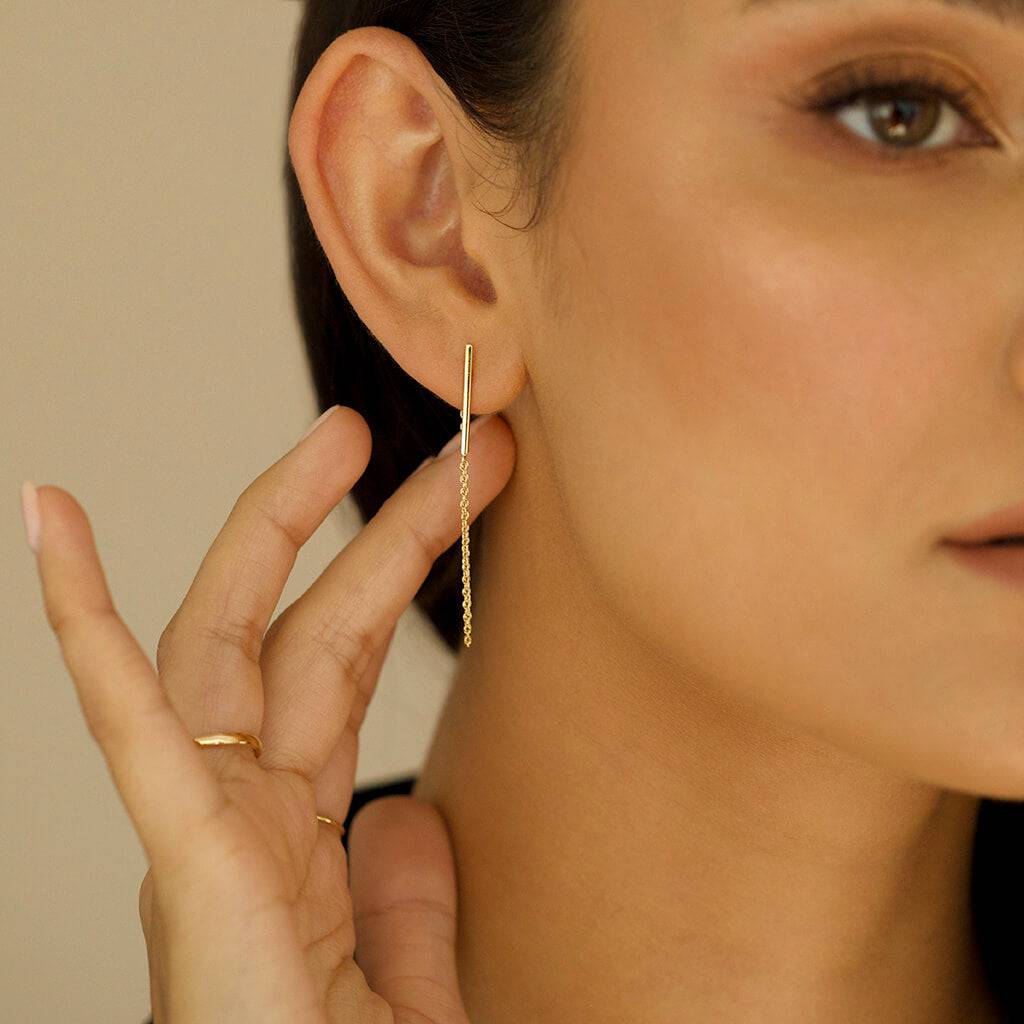 DANGLING BAR EAR JACKET - Trove & Co.