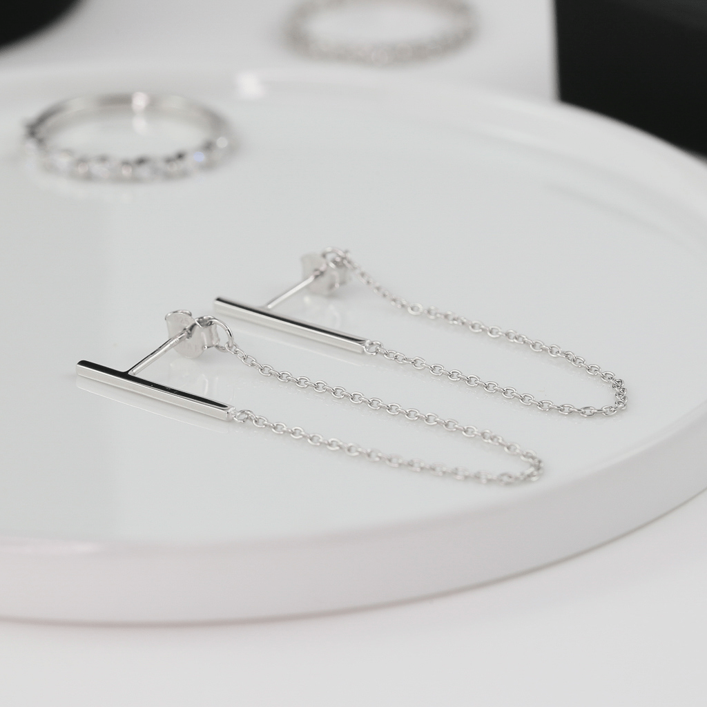 DANGLING BAR EAR JACKET - Trove & Co.