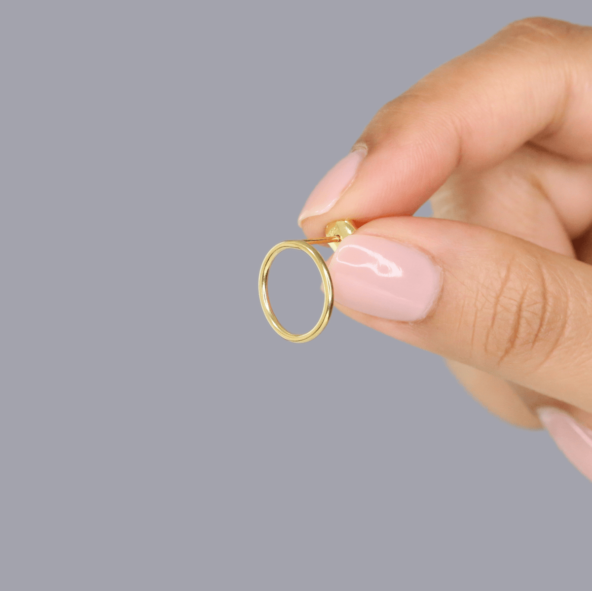 DELICATE CIRCLE STUD - Trove & Co.