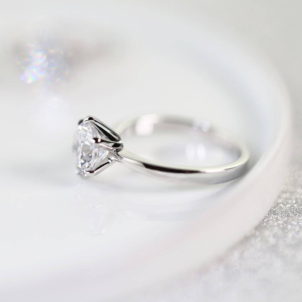 Six Prong 2 Carat Solitaire Ring - Trove & Co.
