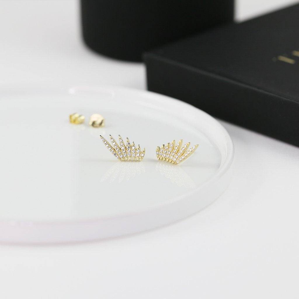 FAN EARRINGS - Trove & Co.