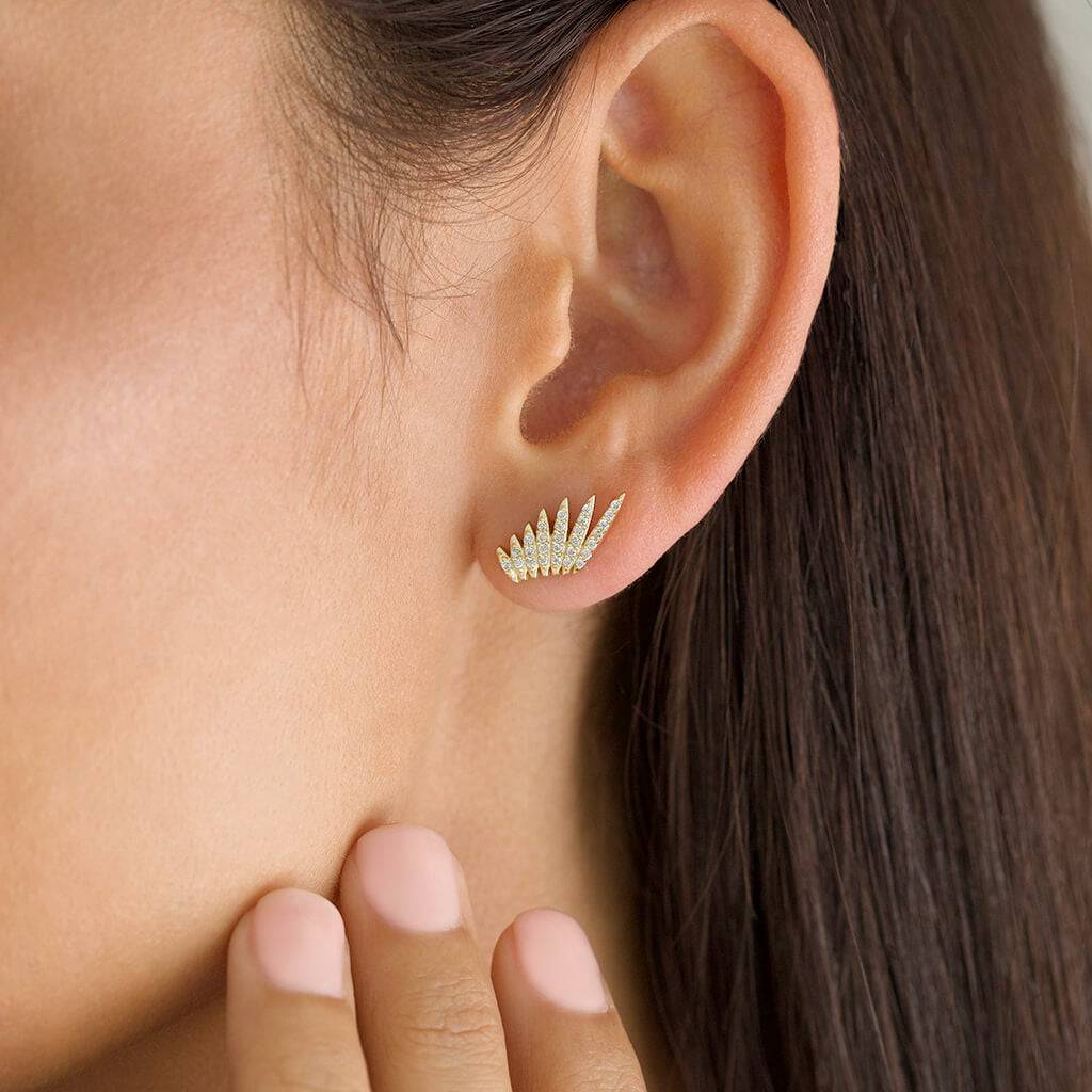 FAN EARRINGS - Trove & Co.