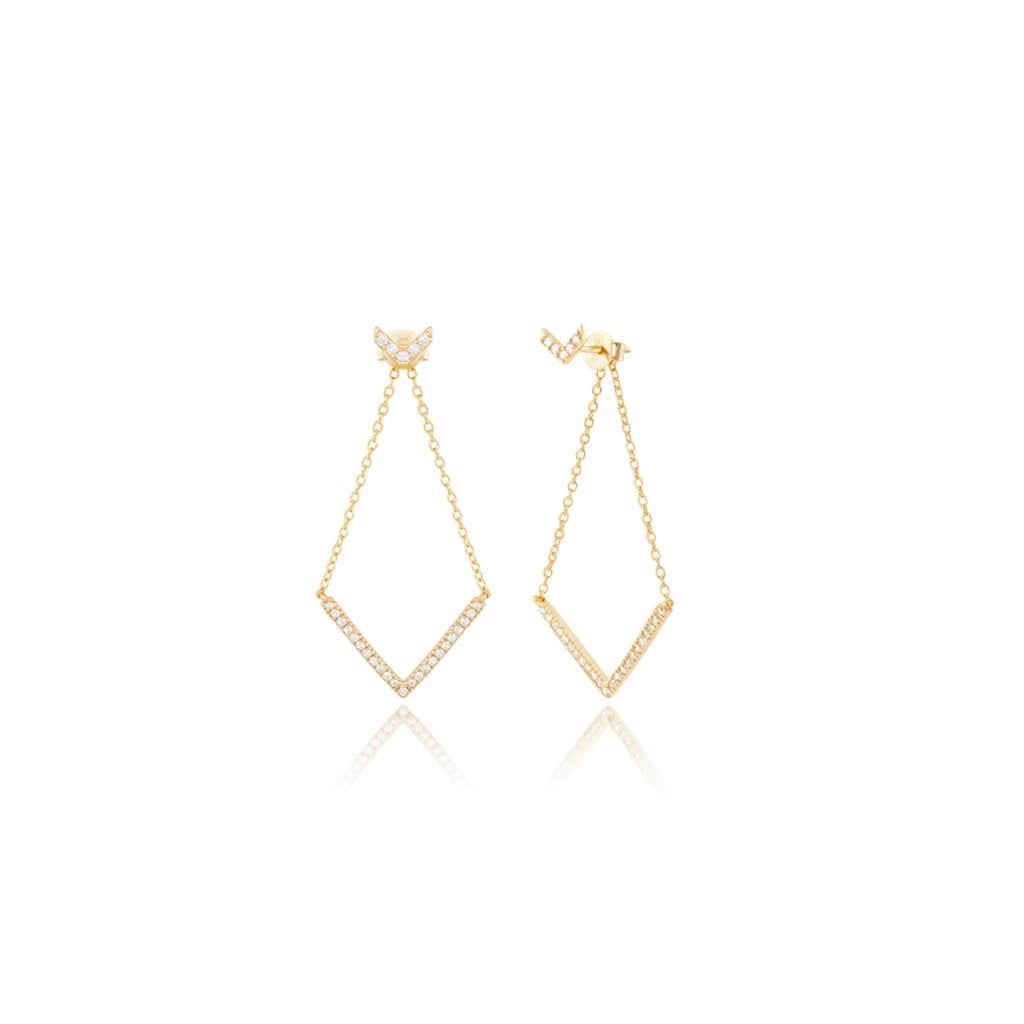 GEOMETRIC EARJACKET - Trove & Co.