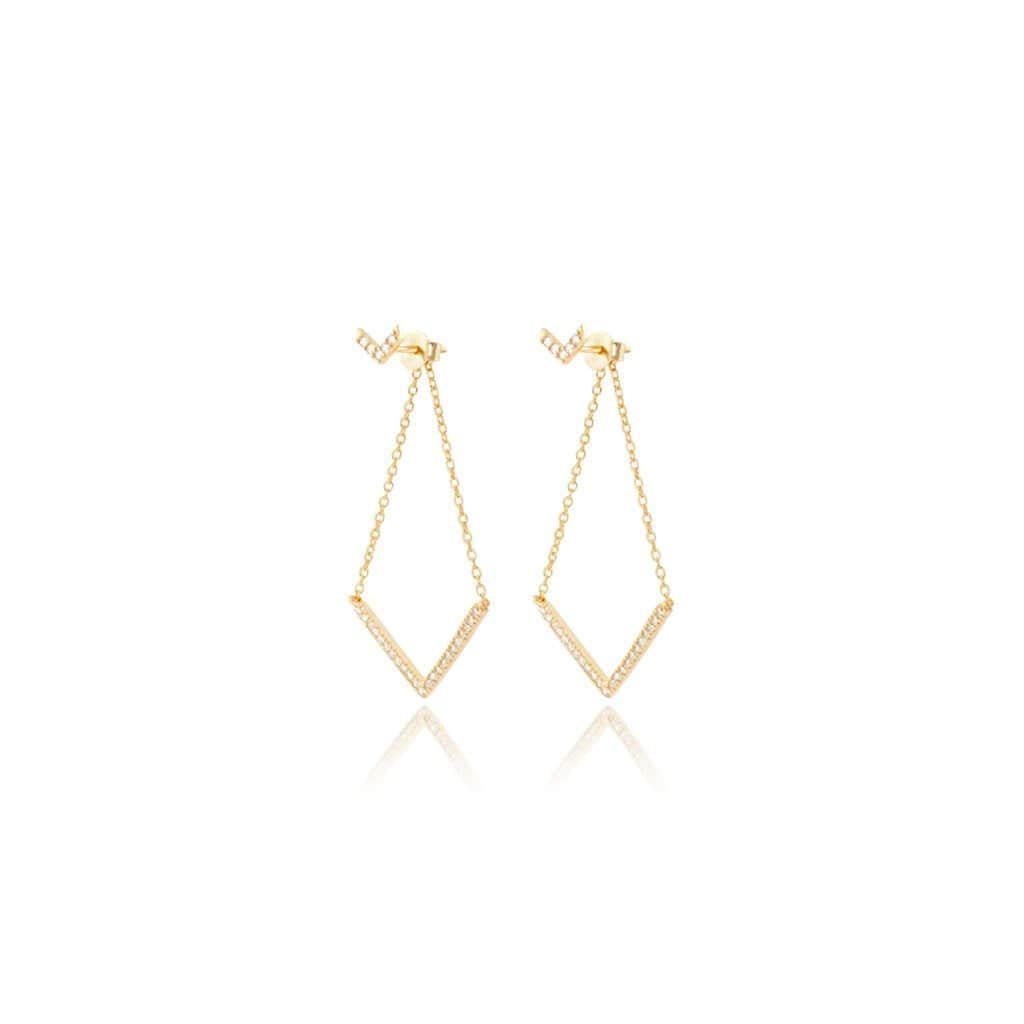 GEOMETRIC EARJACKET - Trove & Co.