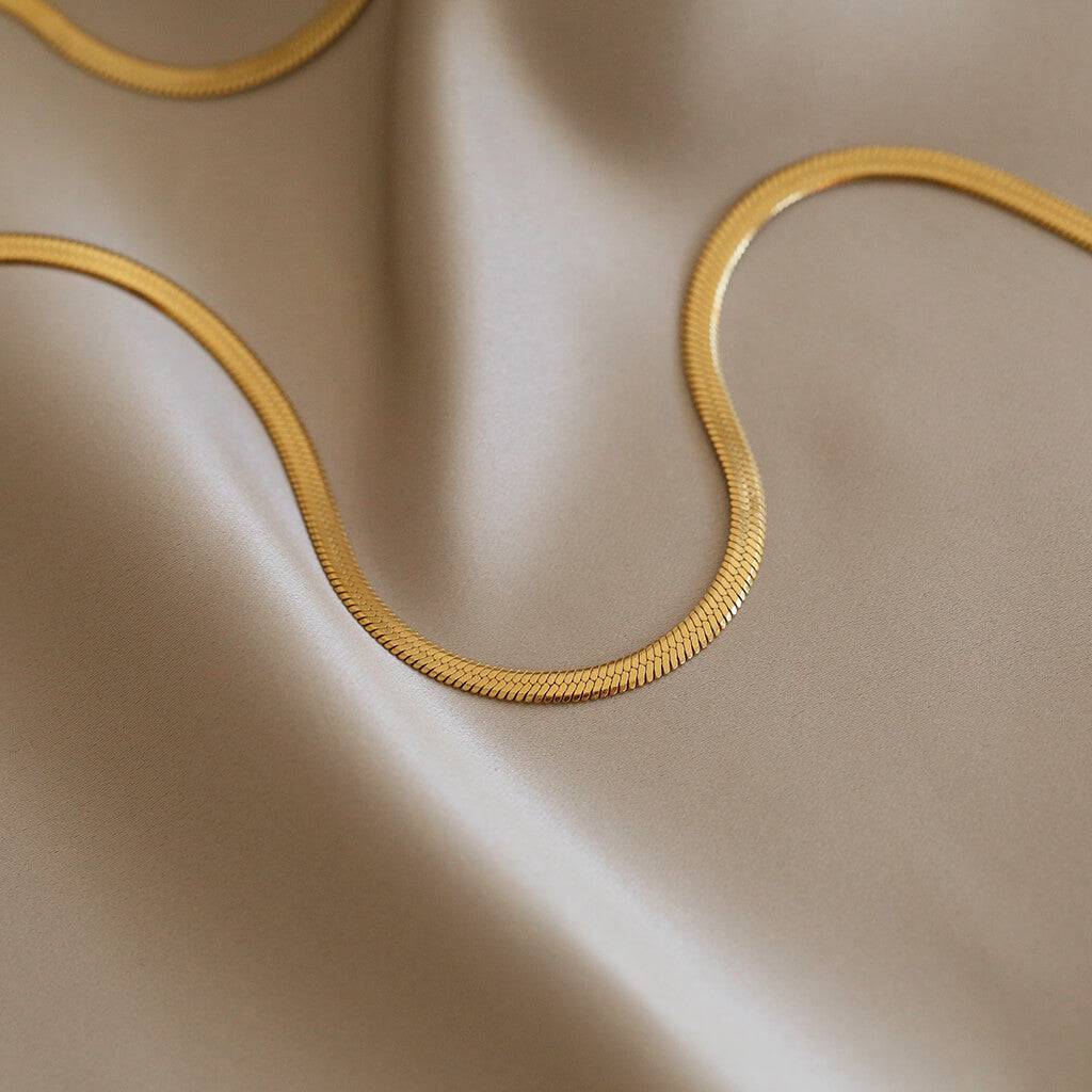 snake chain necklace - Trove & Co.
