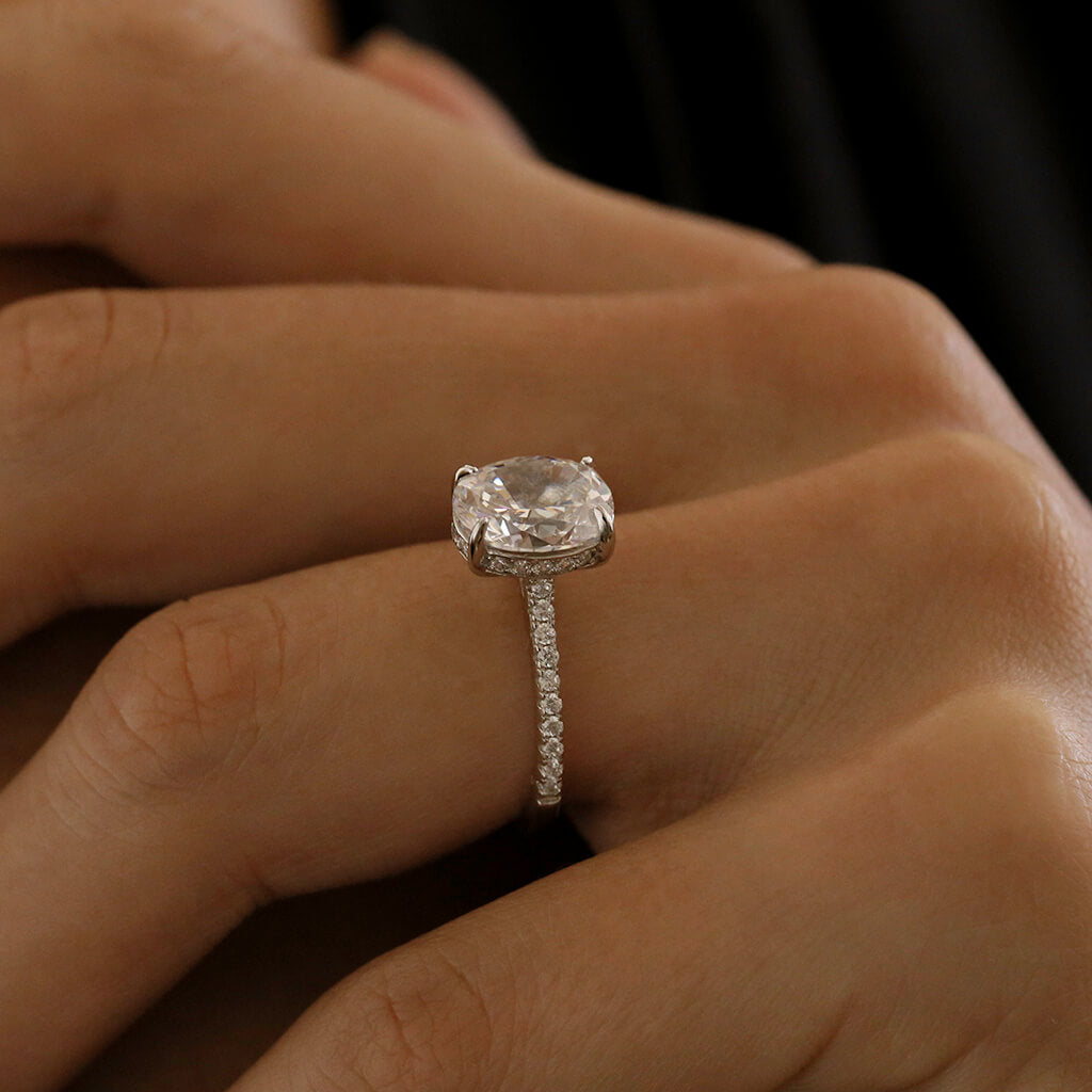 HIDDEN HALO ENGAGEMENT RING - Trove & Co.
