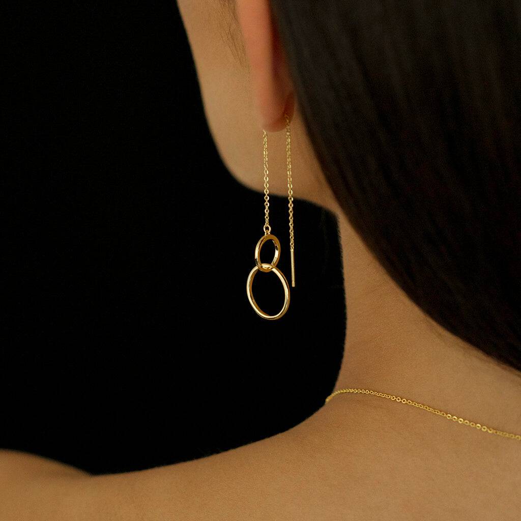 Threader earrings isabella - Trove & Co.