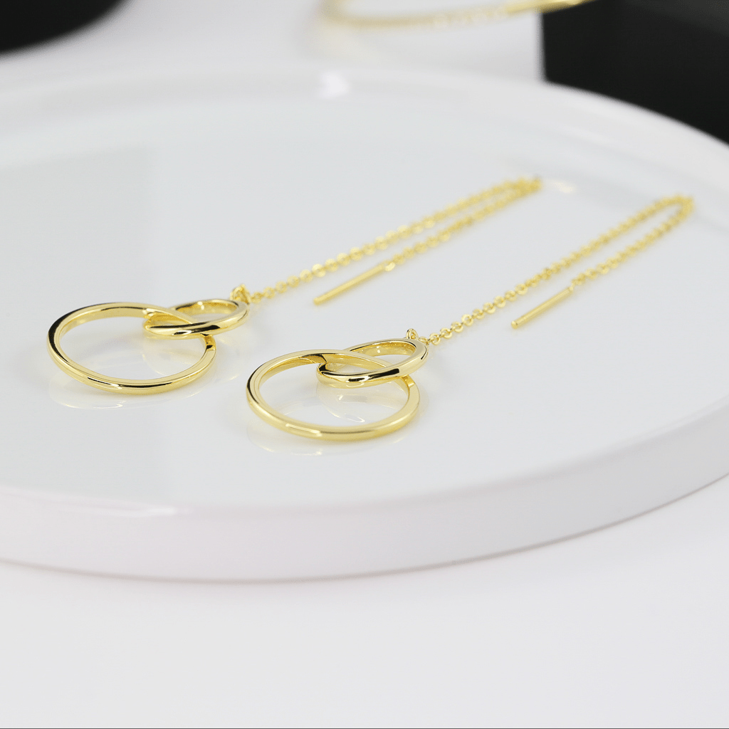 Isabella thread earrings - Trove & Co.