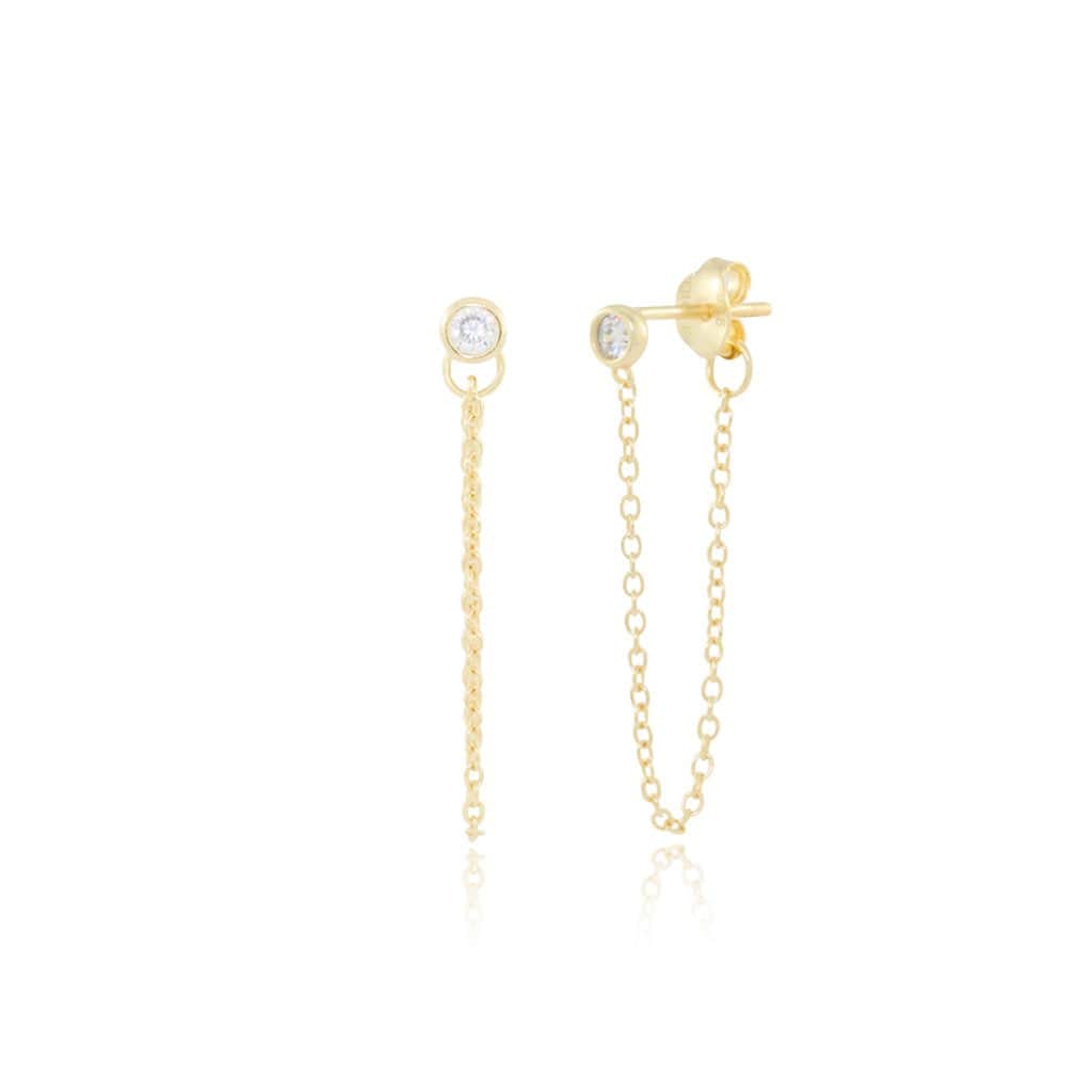 LARIAT CHAIN EARRINGS - Trove & Co.