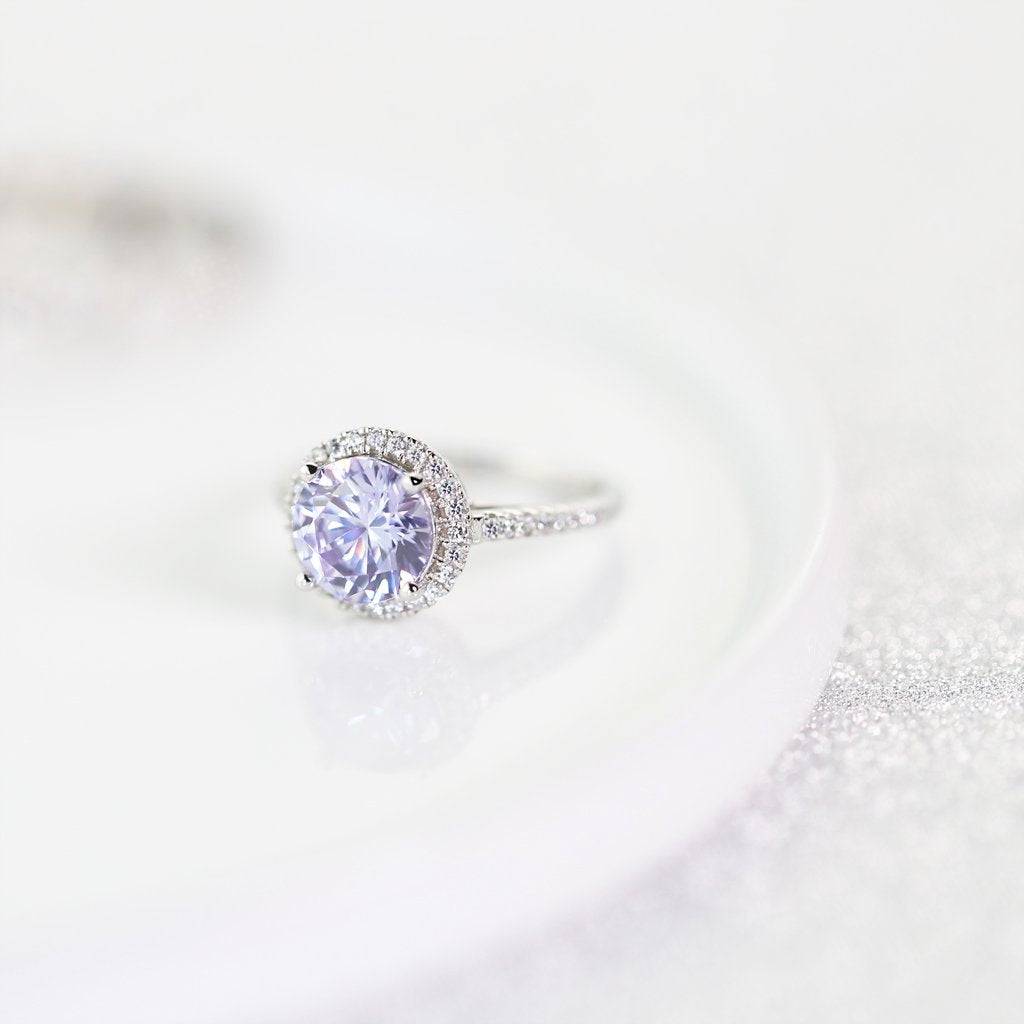lavender engagement ring - Trove & Co.