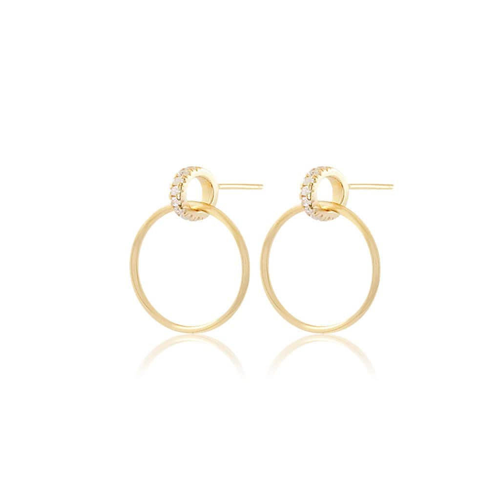 MEDICI DOUBLE HOOP EARRINGS - Trove & Co.
