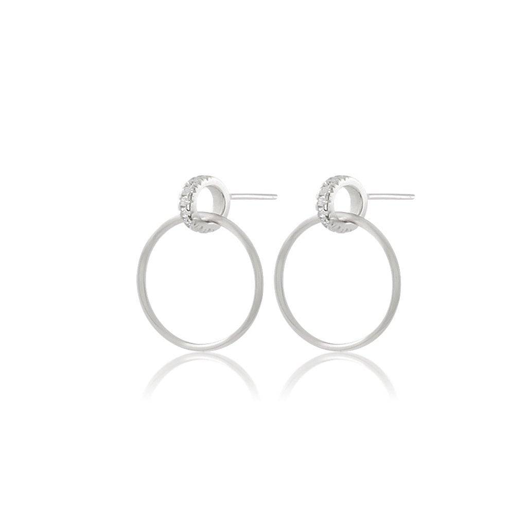 MEDICI DOUBLE HOOP EARRINGS - Trove & Co.