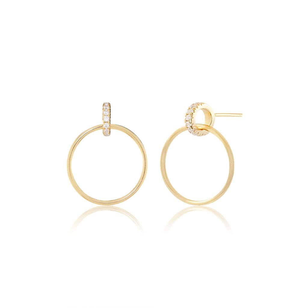 MEDICI DOUBLE HOOP EARRINGS - Trove & Co.