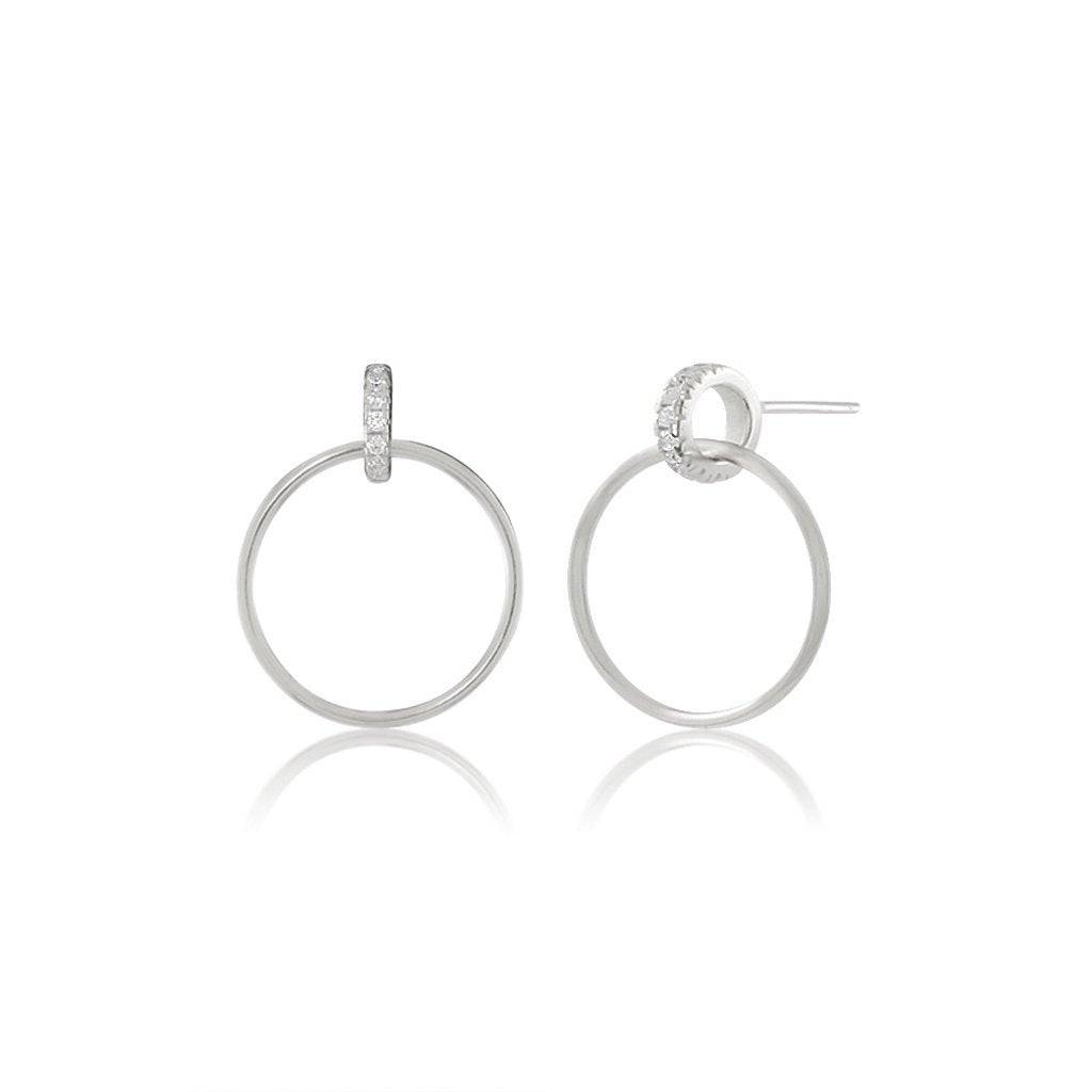MEDICI DOUBLE HOOP EARRINGS - Trove & Co.
