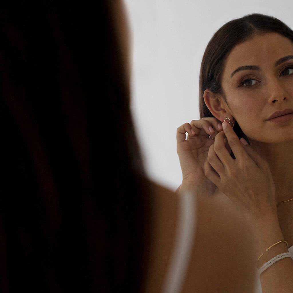 MELIA DOUBLE HOOP EARJACKET - Trove & Co.