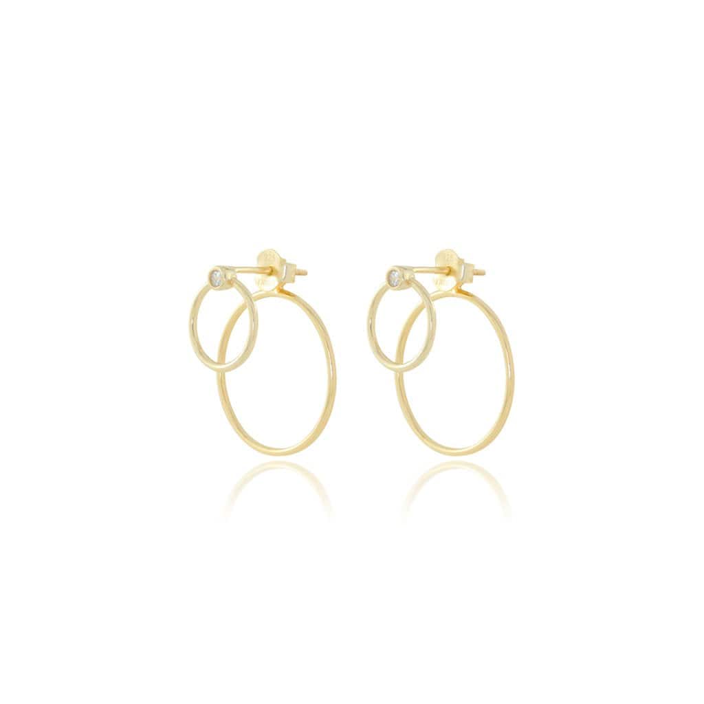 MELIA DOUBLE HOOP EARJACKET - Trove & Co.