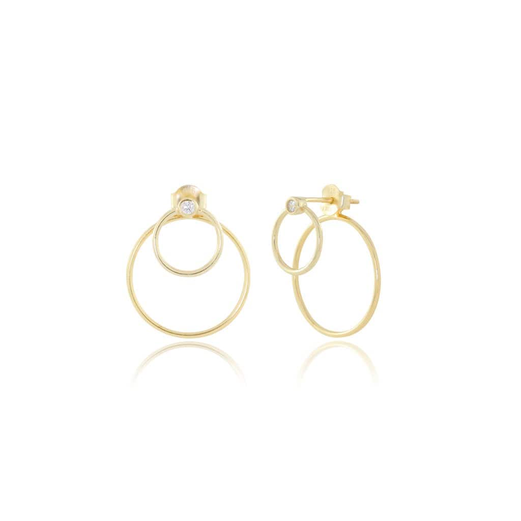 MELIA DOUBLE HOOP EARJACKET - Trove & Co.