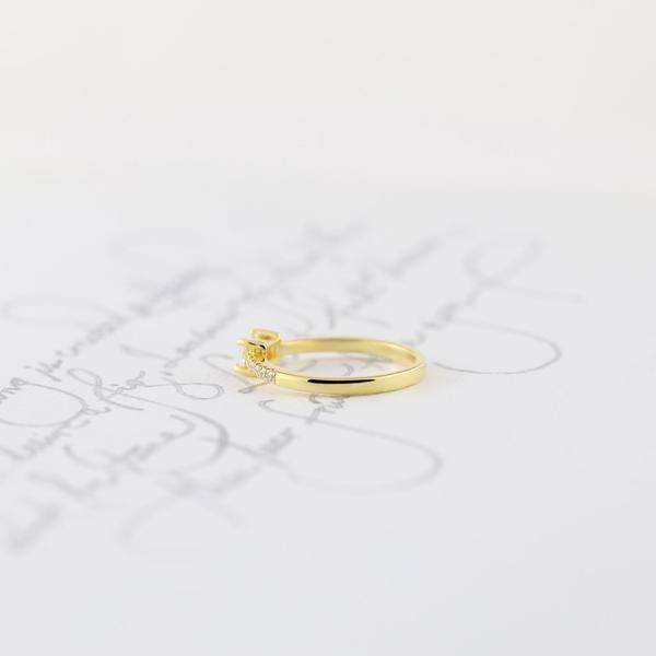 gold baguette ring - Trove & Co.