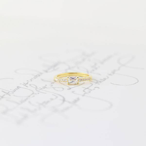 baguette ring - Trove & Co.