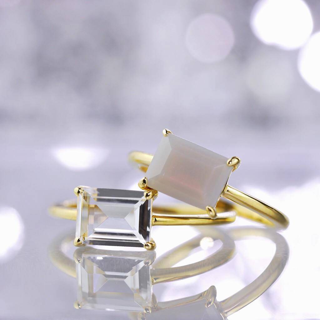 MUSE RING - SMOKEY QUARTZ - Trove & Co.