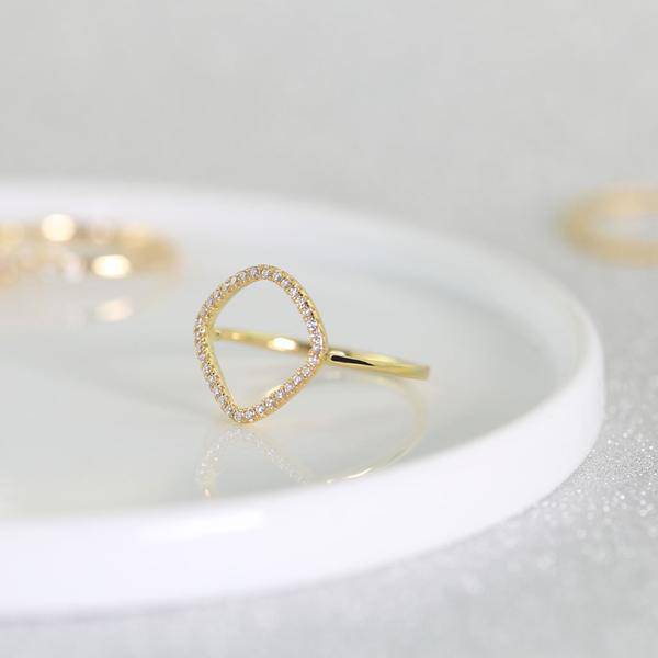 ORGANIC DAINTY KARMA RING - Trove & Co.