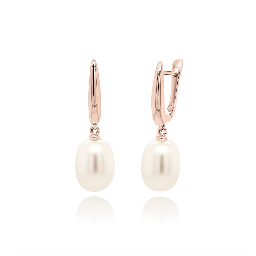 ORGANIC PEARL DROP EARRINGS - Trove & Co.