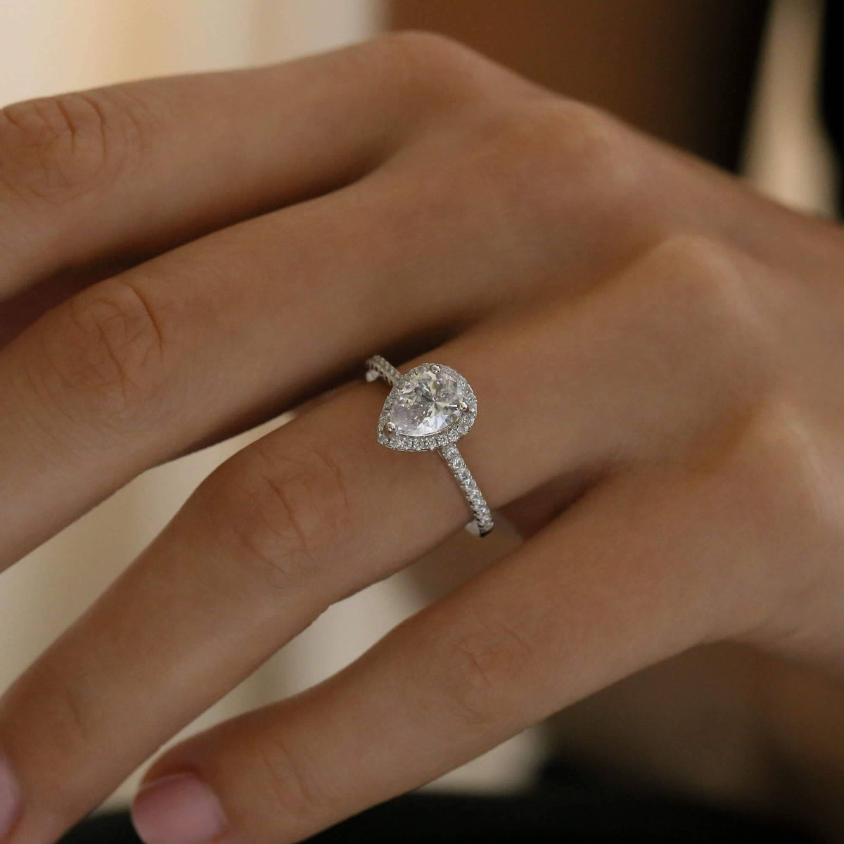 Pear Cut Engagement Ring - Trove & Co.