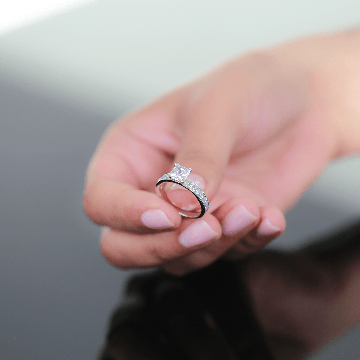 PRINCESS CUT RING - Trove & Co.