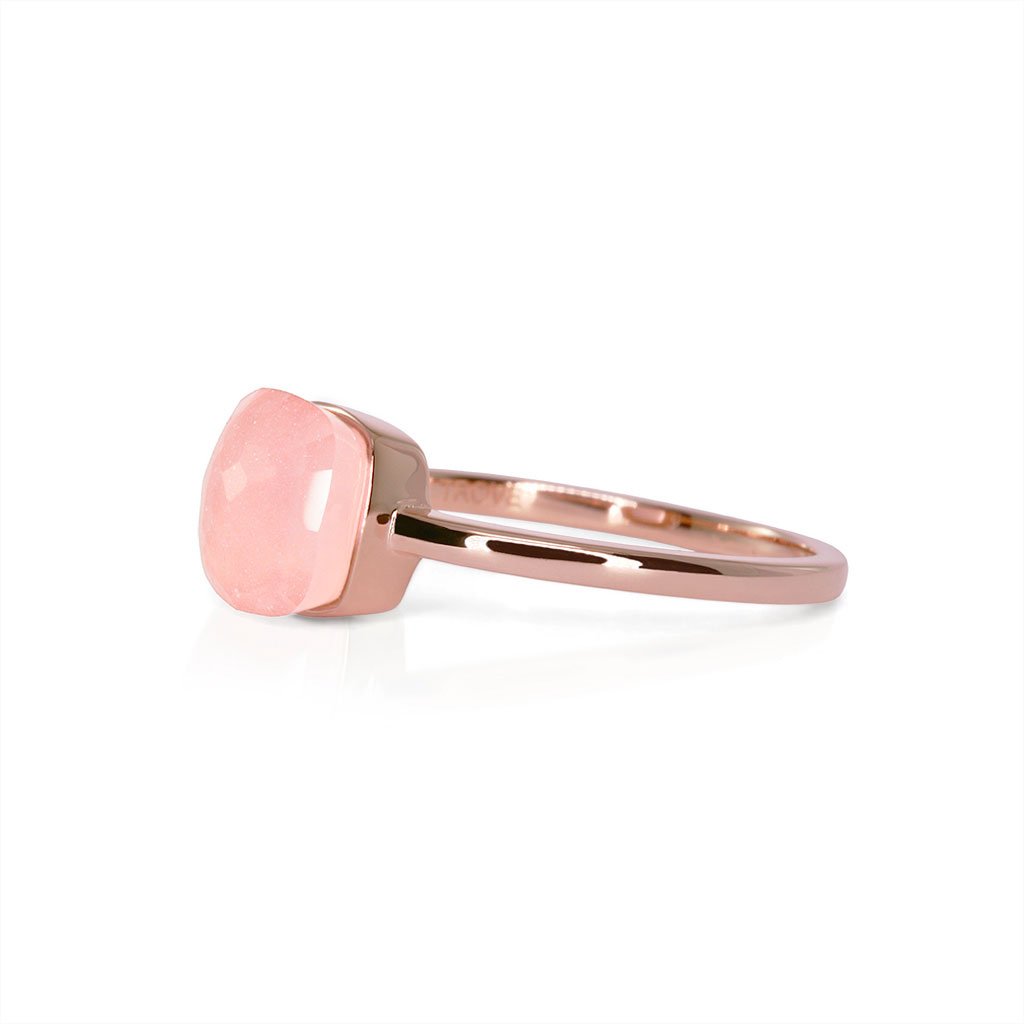 ROSE QUARTZ RING - Trove & Co.