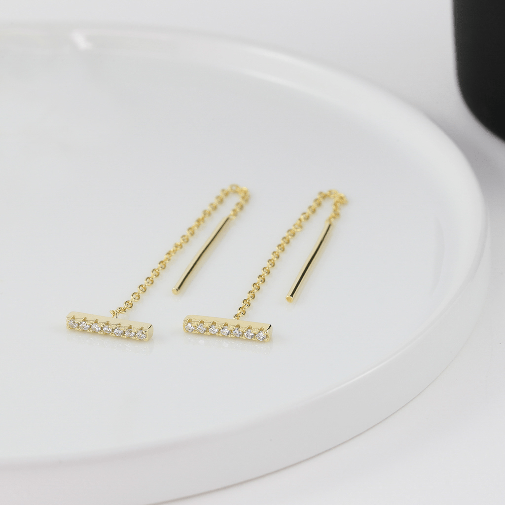 SAVANNAH THREADER EARRING - Trove & Co.