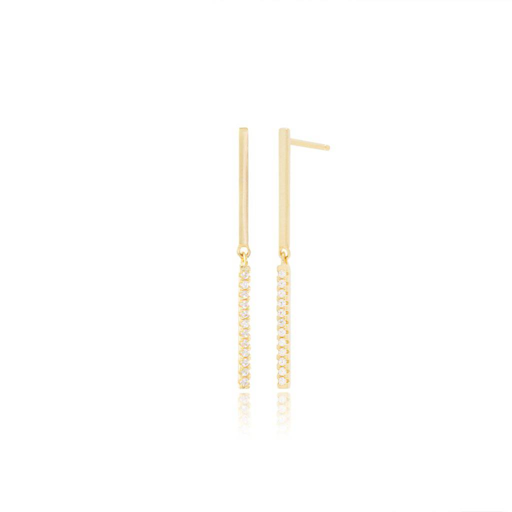 SHIMMERING BAR EARRINGS - Trove & Co.