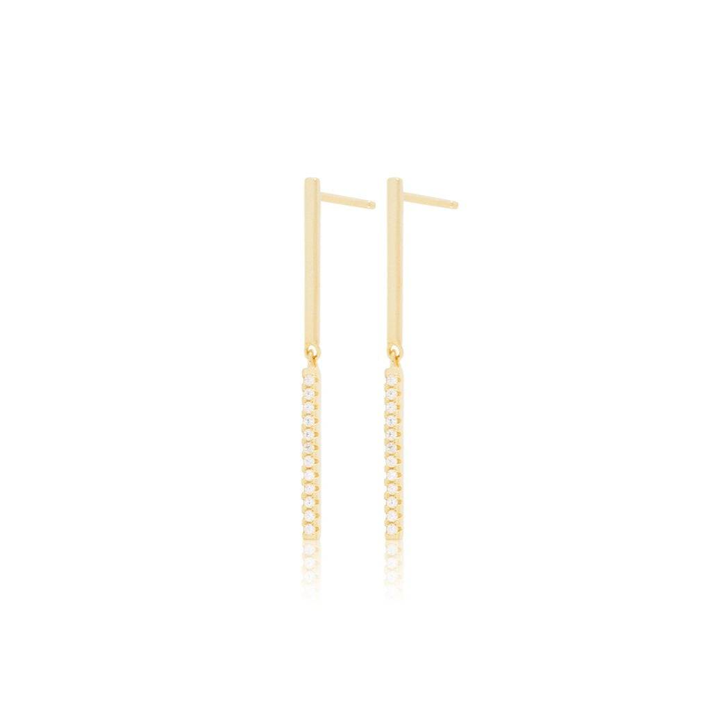 SHIMMERING BAR EARRINGS - Trove & Co.