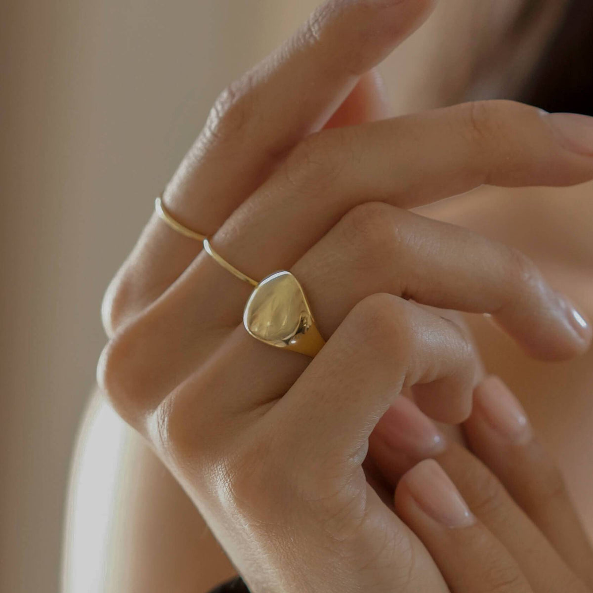 oval signet ring - Trove & Co.