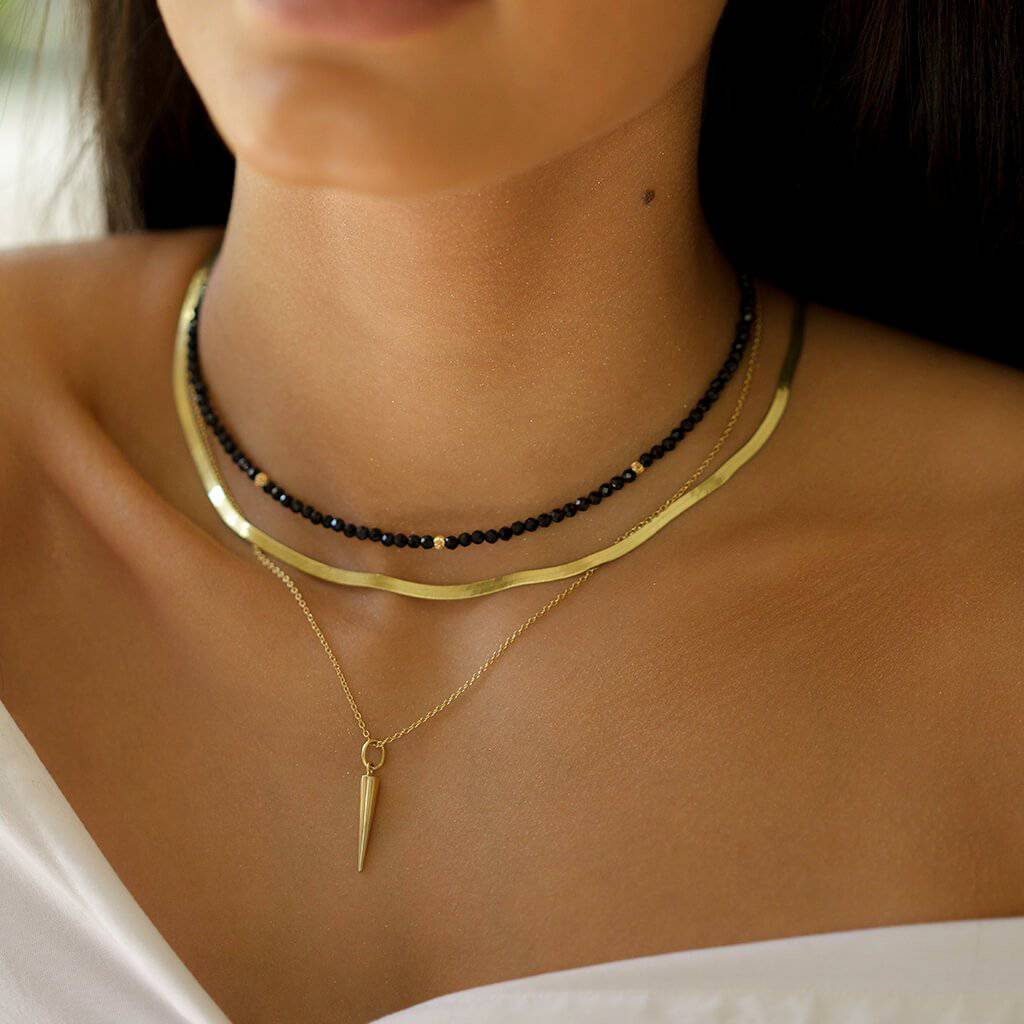 SPEAR DROP NECKLACE - Trove & Co.