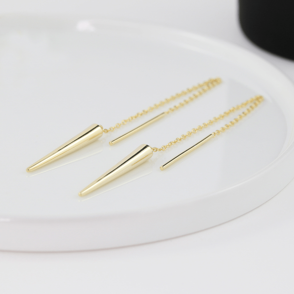 drop thread earrings - Trove & Co.