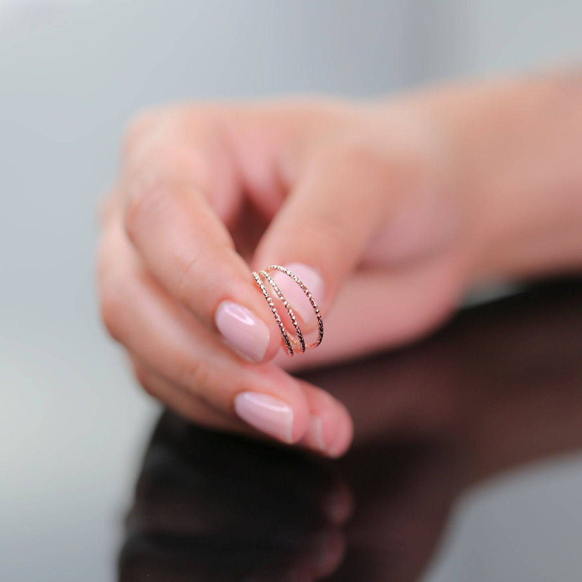 THIN SHIMMERING BAND SET OF 3 - Trove & Co.