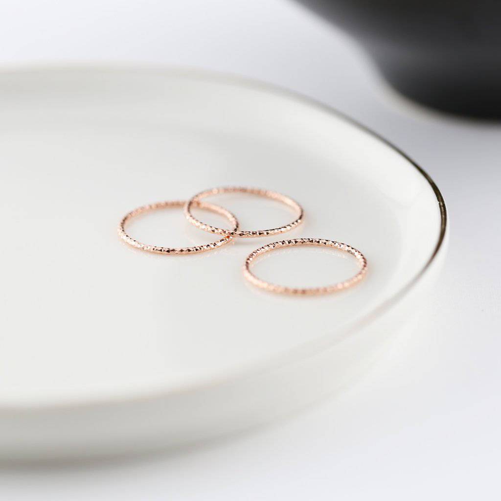 THIN SHIMMERING BAND SET OF 3 - Trove & Co.